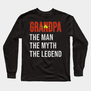 Grand Father Vietnamese Grandpa The Man The Myth The Legend - Gift for Vietnamese Dad With Roots From  Vietnam Long Sleeve T-Shirt